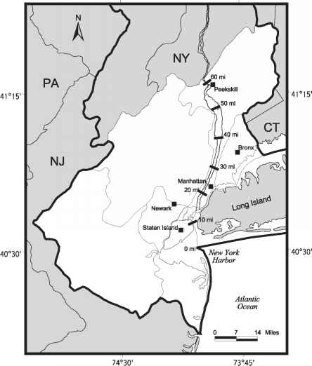 美国力登河铁路地图